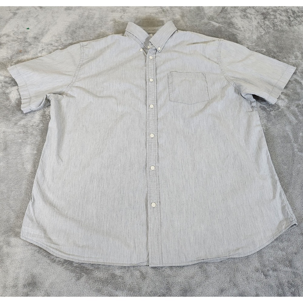 Old Navy Shirt XXL Men Blue Fit Pattern Classic Slim Fit Workwear Casual